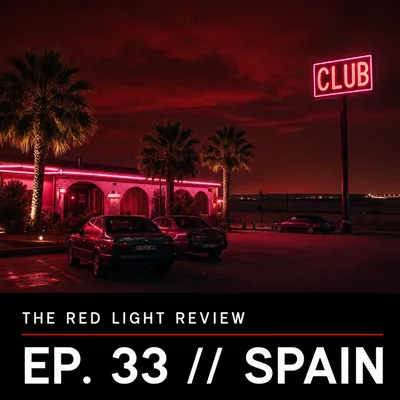 Episode 33 cover: Madrid & Barcelona — Club Paradise, Highway Clubs, Spain's Industry