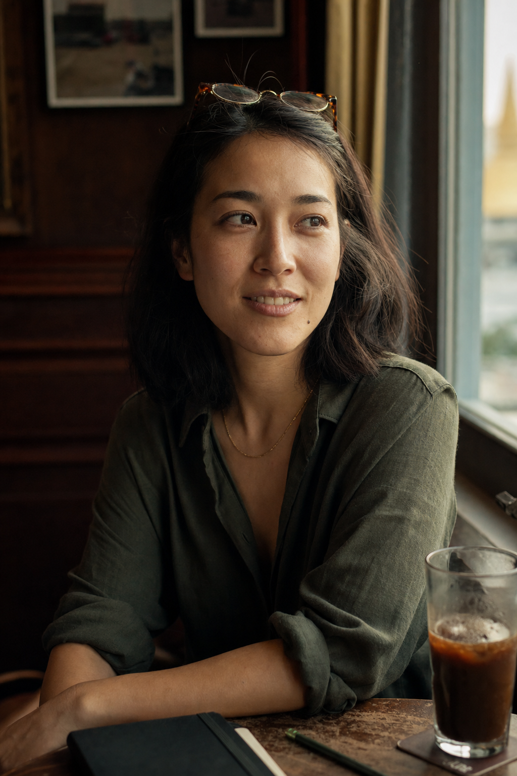 Portrait of Maren Saito, on-the-ground reporter for The Red Light Review.